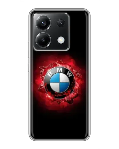 Чохол для Xiaomi POCO X6 5G з картинкою «Логотип BMW — спалах» Чохол для Xiaomi POCO X6 5G з картинкою «Логотип BMW — спалах»
