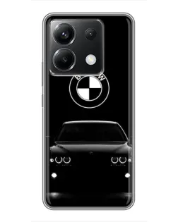 Чохол для Xiaomi POCO X6 5G з картинкою «BMW — погляд з темряви»