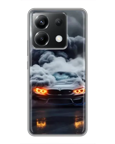 Чохол для Xiaomi POCO X6 5G з картинкою «BMW у диму» Чохол для Xiaomi POCO X6 5G з картинкою «BMW у диму»
