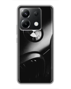 Чохол для Xiaomi POCO X6 5G з картинкою «Емблема BMW — макро»