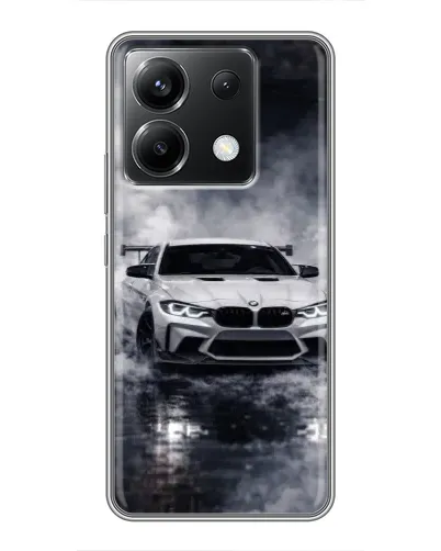 Чохол для Xiaomi POCO X6 5G з картинкою «BMW крізь туман» Чохол для Xiaomi POCO X6 5G з картинкою «BMW крізь туман»