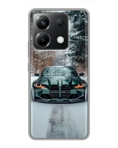 Чохол для Xiaomi POCO X6 5G з картинкою «BMW у зимовому лісі» Чохол для Xiaomi POCO X6 5G з картинкою «BMW у зимовому лісі»