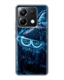 Чехол для Xiaomi POCO X6 5G с картинкой «BMW под дождем» Чехол для Xiaomi POCO X6 5G с картинкой «BMW под дождем»