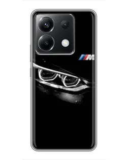 Чехол для Xiaomi POCO X6 5G с картинкой «BMW — взгляд тигра» Чехол для Xiaomi POCO X6 5G с картинкой «BMW — взгляд тигра»