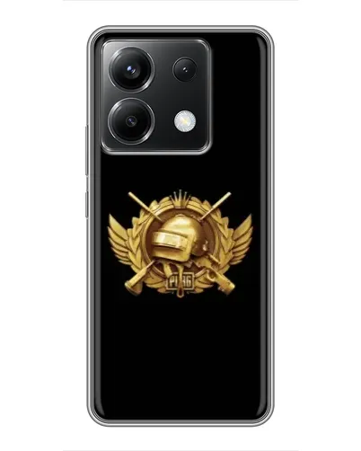 Чохол для Xiaomi POCO X6 5G з картинкою «PUBG — помаранчевий градієнт» Чохол для Xiaomi POCO X6 5G з картинкою «PUBG — помаранчевий градієнт»