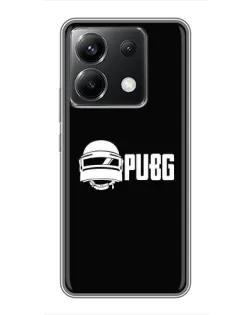 Чохол для Xiaomi POCO X6 5G з картинкою «PUBG — класичний лого»