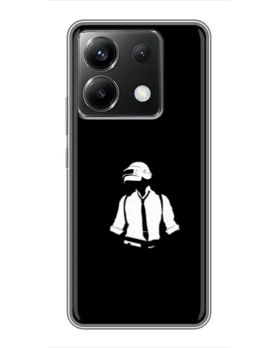 Чохол для Xiaomi POCO X6 5G з картинкою «PUBG — білий шолом» Чохол для Xiaomi POCO X6 5G з картинкою «PUBG — білий шолом»