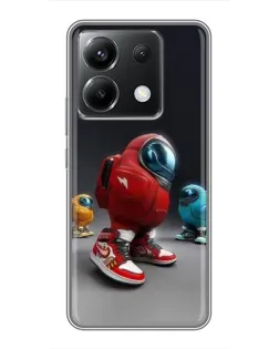 Чохол для Xiaomi POCO X6 5G з картинкою «Among Us — 3D стиль» Чохол для Xiaomi POCO X6 5G з картинкою «Among Us — 3D стиль»