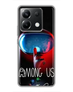 Чохол для Xiaomi POCO X6 5G з картинкою «Червоний імпостер — макро» Чохол для Xiaomi POCO X6 5G з картинкою «Червоний імпостер — макро»