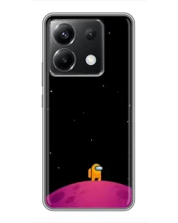 Чохол для Xiaomi POCO X6 5G з картинкою «Самотній герой на планеті» Чохол для Xiaomi POCO X6 5G з картинкою «Самотній герой на планеті»