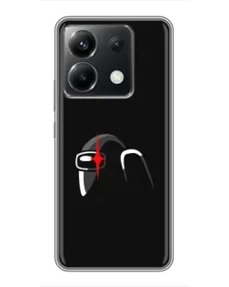 Чохол для Xiaomi POCO X6 5G з картинкою «Among Us шолом» Чохол для Xiaomi POCO X6 5G з картинкою «Among Us шолом»