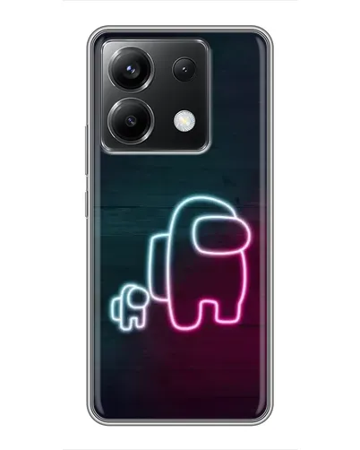 Чохол для Xiaomi POCO X6 5G з картинкою «Among Us неон-арт» Чохол для Xiaomi POCO X6 5G з картинкою «Among Us неон-арт»