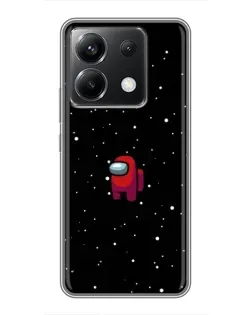 Чохол для Xiaomi POCO X6 5G з картинкою «Червоний Among Us»