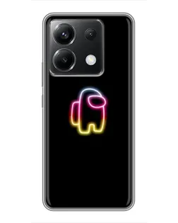Чохол для Xiaomi POCO X6 5G з картинкою «Among Us градієнт»