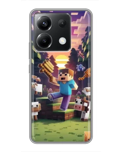 Чохол для Xiaomi POCO X6 5G з картинкою «Стів на фермі»