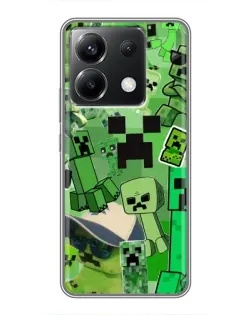 Чохол для Xiaomi POCO X6 5G з картинкою «Кріпери Minecraft» Чохол для Xiaomi POCO X6 5G з картинкою «Кріпери Minecraft»