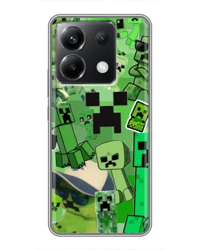 Чохол для Xiaomi POCO X6 5G з картинкою «Кріпери Minecraft»