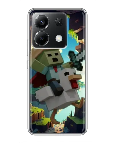 Чохол для Xiaomi POCO X6 5G з картинкою «Стів та гусь»