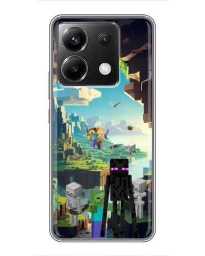 Чохол для Xiaomi POCO X6 5G з картинкою «Ендермен у лісі»