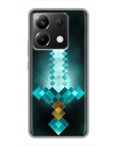 Чохол для Xiaomi POCO X6 5G з картинкою «Алмазний меч неон»