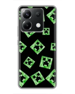 Чохол для Xiaomi POCO X6 5G з картинкою «Паттерн з кріперами»
