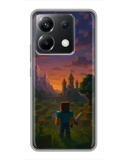 Чохол для Xiaomi POCO X6 5G з картинкою «Стів біля вежі»