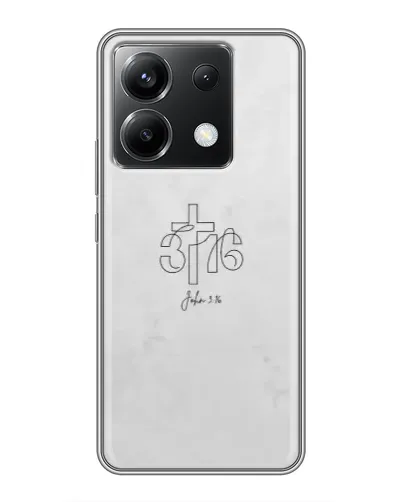 Чохол для Xiaomi POCO X6 5G з картинкою «Івана 3:16 Хрест» Чохол для Xiaomi POCO X6 5G з картинкою «Івана 3:16 Хрест»