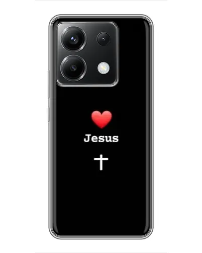 Чохол для Xiaomi POCO X6 5G з картинкою «Серце - Jesus» Чохол для Xiaomi POCO X6 5G з картинкою «Серце - Jesus»