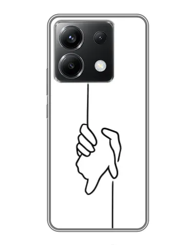 Чохол для Xiaomi POCO X6 5G з картинкою «Рука тримає» Чохол для Xiaomi POCO X6 5G з картинкою «Рука тримає»