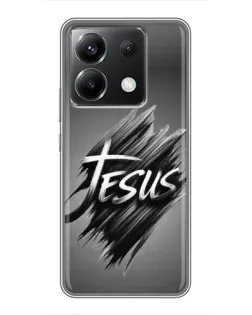 Чохол для Xiaomi POCO X6 5G з картинкою «Напис Jesus Graffiti»