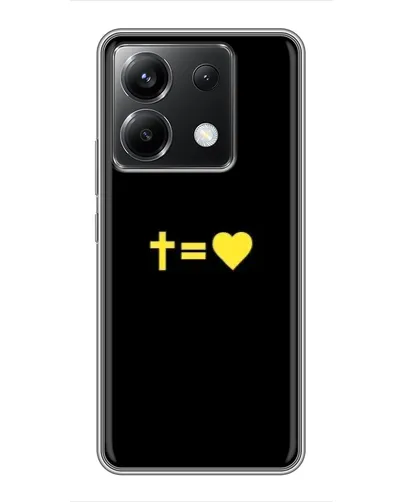 Чохол для Xiaomi POCO X6 5G з картинкою «Серце та Хрест» Чохол для Xiaomi POCO X6 5G з картинкою «Серце та Хрест»