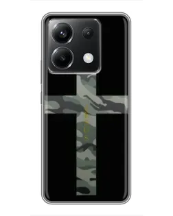 Чохол для Xiaomi POCO X6 5G з картинкою «Мілітарі Хрест»