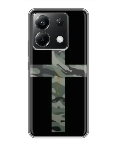 Чохол для Xiaomi POCO X6 5G з картинкою «Мілітарі Хрест» Чохол для Xiaomi POCO X6 5G з картинкою «Мілітарі Хрест»