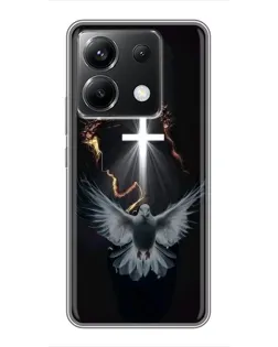 Чохол для Xiaomi POCO X6 5G з картинкою «Голуб та Світло»