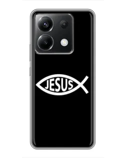 Чохол для Xiaomi POCO X6 5G з картинкою «Класичний Jesus»