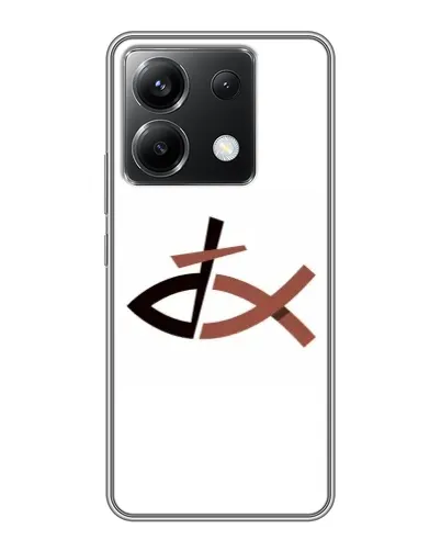 Чохол для Xiaomi POCO X6 5G з картинкою «Риба та хрест» Чохол для Xiaomi POCO X6 5G з картинкою «Риба та хрест»