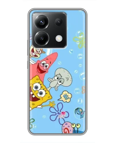 Чехол для Xiaomi POCO X6 5G с картинкой «Веселые пузырьки»