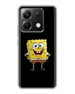 Чехол для Xiaomi POCO X6 5G с картинкой «Классический Губка Боб»