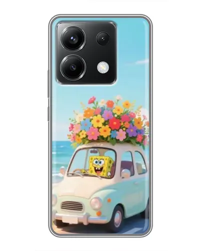 Чехол для Xiaomi POCO X6 5G с картинкой «Автомобильное путешествие»