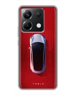 Чохол для Xiaomi POCO X6 5G з картинкою «Tesla Top View» Чохол для Xiaomi POCO X6 5G з картинкою «Tesla Top View»