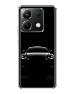 Чохол для Xiaomi POCO X6 5G з картинкою «Силует Tesla Night» Чохол для Xiaomi POCO X6 5G з картинкою «Силует Tesla Night»