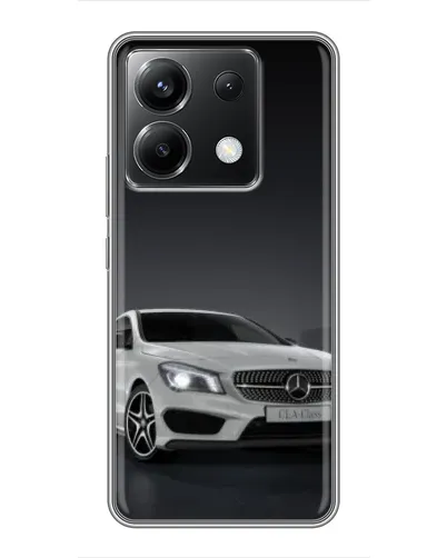 Чехол для Xiaomi POCO X6 5G с картинкой «Mercedes AMG GT Silver»