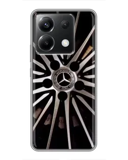 Чохол для Xiaomi POCO X6 5G з картинкою «Диск Mercedes»