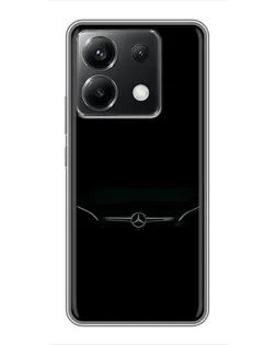 Чехол для Xiaomi POCO X6 5G с картинкой «Mercedes Stealth Look»