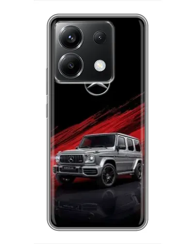 Чехол для Xiaomi POCO X6 5G с картинкой «Mercedes G-Class красный»