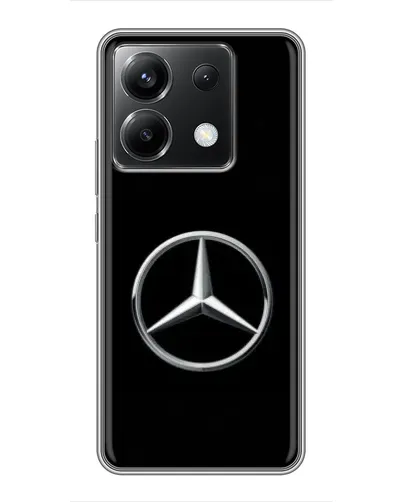 Чехол для Xiaomi POCO X6 5G с картинкой «Mercedes классический лого»