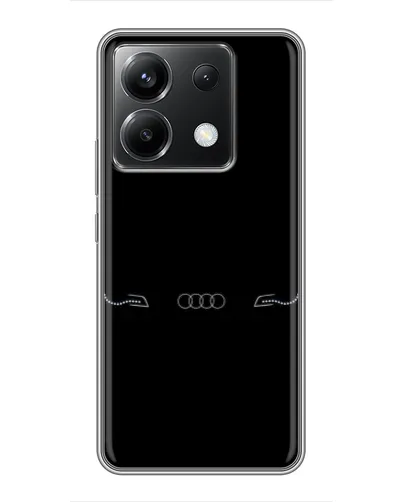 Чохол для Xiaomi POCO X6 5G з картинкою «Audi — світловий підпис»