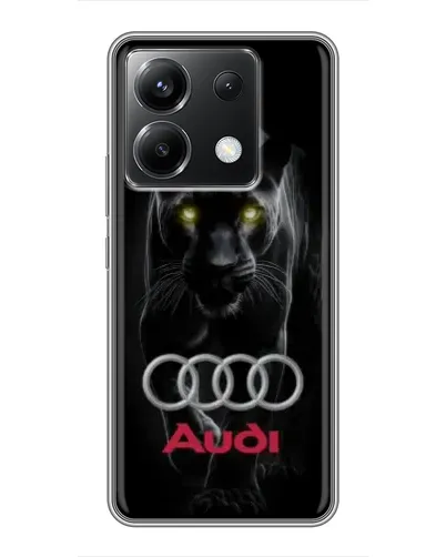 Чохол для Xiaomi POCO X6 5G з картинкою «Пантера та Audi»