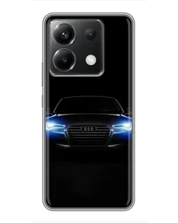 Чохол для Xiaomi POCO X6 5G з картинкою «Audi в неоні»