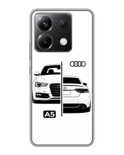 Чохол для Xiaomi POCO X6 5G з картинкою «Audi — контрастний дизайн»